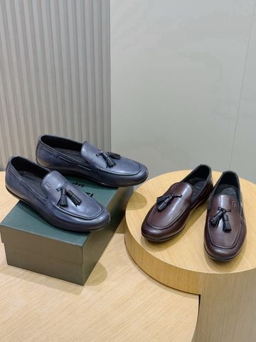GIÀY LOAFER NAM BERLUTTI CAMOSCIO PATINA SCRITTO SIÊU MỀM