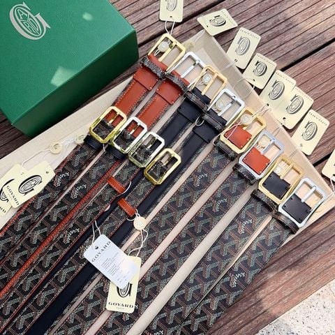 THẮT LƯNG NỮ GYD BẢN 2.0CM HỌA TIẾT SIGNATURE KHÓA PIN BUCKLE THANH MẢNH