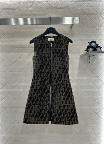 ĐẦM NỮ FENDI*  MONOGRAM JACQUARD ĐẲNG CẤP