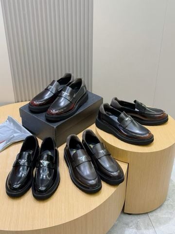 GIÀY NAM PRAD* LOAFER TRIANGLE LOGO