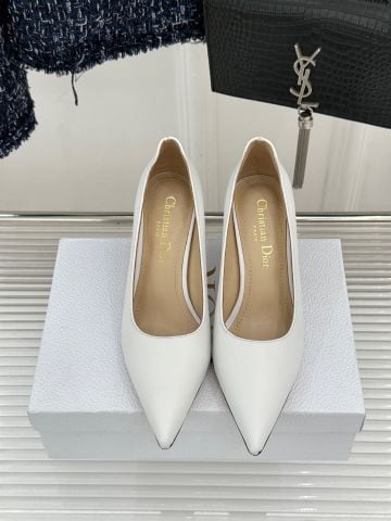 GIÀY CAO GÓT NỮ DR MŨI NHỌN GÓT KIM LOẠI 9CM DA BÓNG / DA LỲ