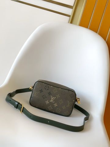 TÚI ĐEO CHÉO NAM NỮ L V TROCADERO MINI MONOGRAM PHOM HỘP GỌN SANG