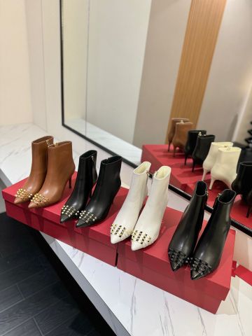 BOOT NỮ VALEN* ĐINH TÁN 8CM – DA BÒ NHẬP