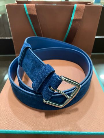 Thắt lưng nam Lorro* Piana* da lộn 3.5cm