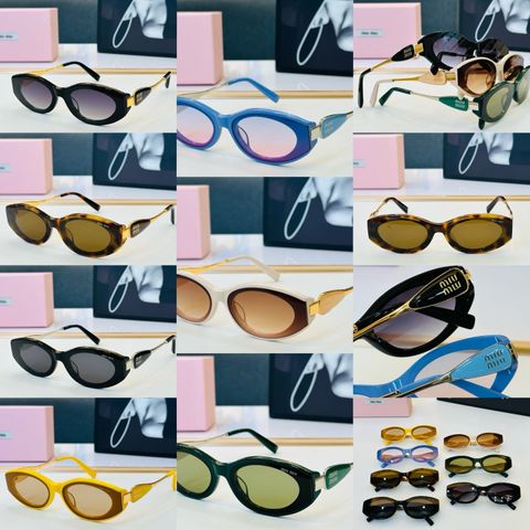 KÍNH MẮT NỮ MM MU1706LV DÁNG OVAL CAT-EYE VIỀN ACETATE BÓNG PHỐI GỌNG KIM LOẠI THANH MẢNH