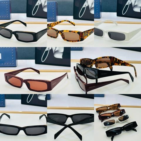 KÍNH MẮT NỮ GC DÁNG CHỮ NHẬT SLIM GG1778S GỌNG ACETATE BẢN DÀY SẮC NÉT