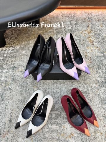 GIÀY CAO GÓT NỮ E F POINTED TOE LEATHER PUMPS – GÓT 10.5CM