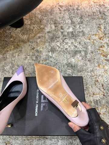 GIÀY CAO GÓT NỮ E F POINTED TOE LEATHER PUMPS – GÓT 10.5CM