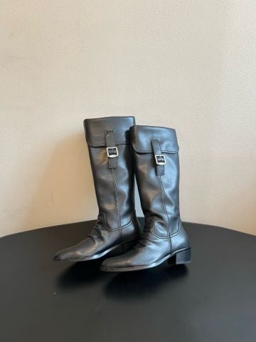 BOOTS NỮ CAO CỔ WESTERN RIDING PHOM SLOUCH DA CỪU