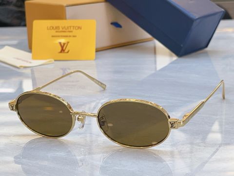 KÍNH MẮT NAM NỮ L V GỌNG OVAL KIM LOẠI MẢNH VIỀN MONOGRAM SANG TRỌNG