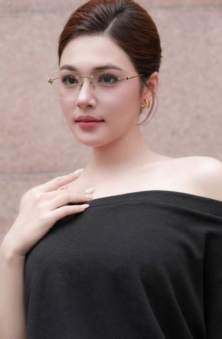 KÍNH MẮT NỮ GC GỌNG KIM LOẠI MẢNH DÁNG KHÔNG VIỀN THANH LỊCH, NÉT SANG RẤT TINH TẾ