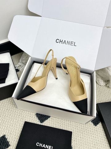 GIÀY CAO GÓT NỮ C H N L SLINGBACK MŨI NHỌN CAP TOE – PHOM THANH MẢNH, DÂY HẬU TỐI GIẢN