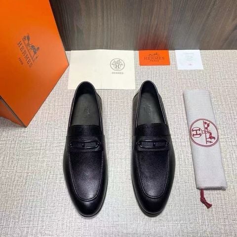 Giày nam Loafer Herme*  phiên bản Roulis buckle