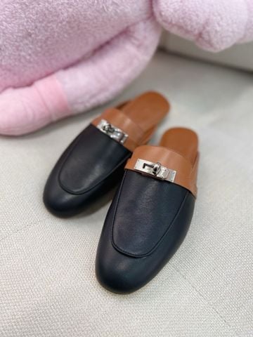 Sục nữ  Herme*s  . Kelly buckle mule