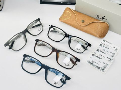KÍNH GỌNG NAM NỮ RAYBAN* FORM VUÔNG THANH LỊCH – ĐEO NHẸ, LÊN PHOM SANG