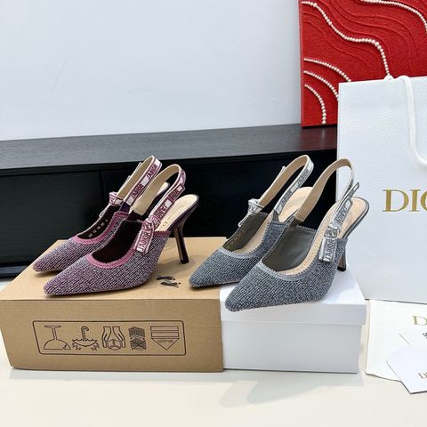 GIÀY CAO GÓT NỮ DR NƠ J’ADIOR THÊU ĐÍNH NGỌC TINH XẢO GÓT 10CM