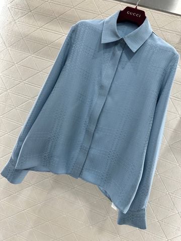 BỘ NỮ GC LỤA TƠ TẰM HOẠ TIẾT MONOGRAM – PHOM THANH LỊCH SANG TRỌNG ỘT LẦN LÀ GÂY ẤN TƯỢNG