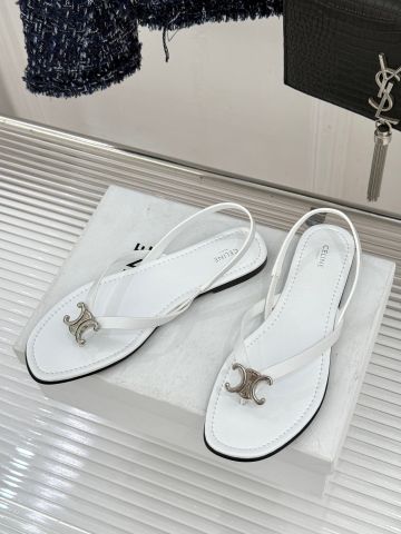 SANDAL KẸP NỮ CLN DÒNG TRIOMPHE KIM LOẠI DÁNG TỐI GIẢN