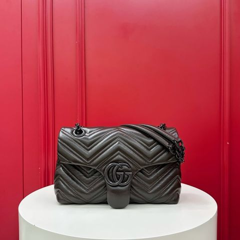 TÚI ĐEO VAI NỮ G C GG MARMONT MATELASSÉ CHEVRON – PHOM NẮP GẬP