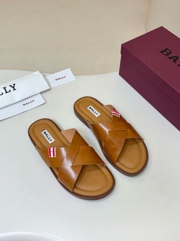 Dép nam Bally*  Slide Chéo Cao Cấp
