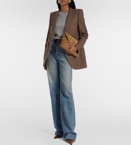 TÚI CẦM TAY NỮ YSL DÁNG PHONG THƯ ENVELOPE DA LỘN CAO CẤP – TỐI GIẢN MÀ SANG