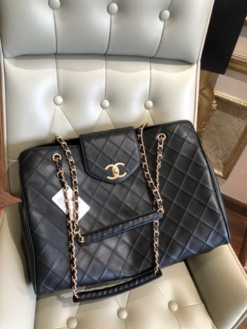 TÚI TOTE NỮ CN GRAND VOYAGE CHẦN TRÁM KHÓA CC DÂY XÍCH PHOM MAXI