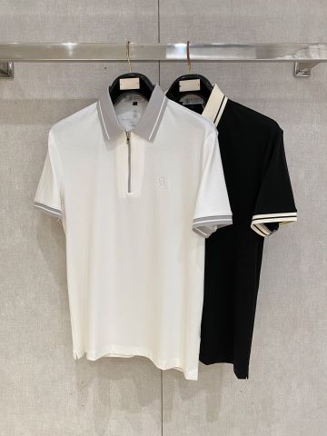 ÁO POLO NAM BC KHÓA KÉO CỔ BẺ SLIM FIT LOGO KHIÊN THÊU TỐI GIẢN