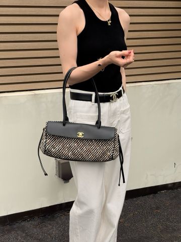 TÚI XÁCH NỮ C* SMALL SHOPPING BAG TWEED LESAGE PHOM DÀI SANG TRỌNG CHẤT LƯỢNG THƯỢNG HẠNG