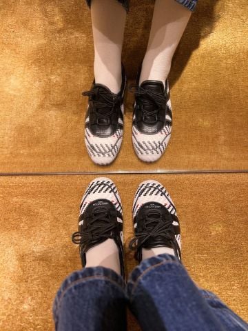 GIÀY SNEAKERINA NỮ L V PHOM BALLERINA THỂ THAO ĐAN DA CÁ TÍNH