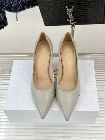 GIÀY CAO GÓT NỮ DR MŨI NHỌN DA VÂN – ĐIỂM NHẤN CD KIM LOẠI, FORM TÔN DÁNG SANG TRỌNG