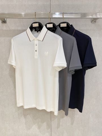 ÁO POLO NAM FND PHỐI VIỀN CỔ TINH GỌN LOGO DẬP NỔI FORM GỌN SANG