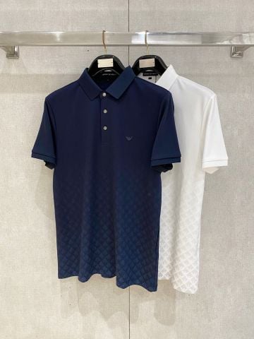 ÁO POLO NAM A M 100% COTTON DÀI SỢI – HOẠ TIẾT JACQUARD CHÌM CHUYỂN SẮC