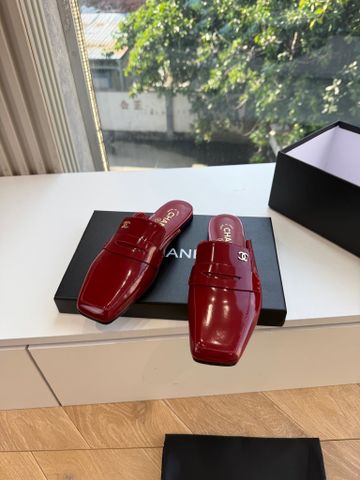 GIÀY SỤC NỮ C N PHOM MULE LOAFER MŨI VUÔNG DA BÓNG – VẺ SANG TRỌNG NỔI BẬT NGAY TỪ ÁNH NHÌN ĐẦU TIÊN