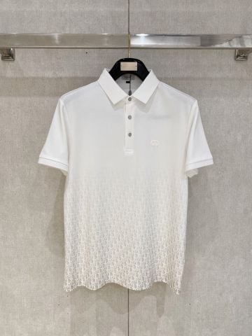 ÁO POLO NAM DR DẬP MONOGRAM CHUYỂN HOẠ TIẾT TỪNG LỚP