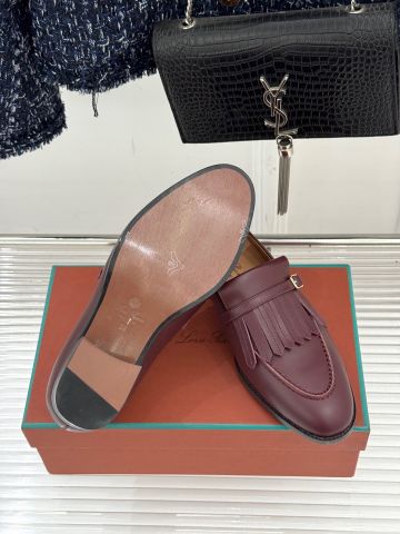 GIÀY LOAFER NỮ LP PHONG CÁCH OLD MONEY TỐI GIẢN – ĐƯỜNG MAY THỦ CÔNG, LÓT DA CỪU