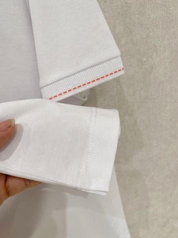 ÁO POLO NAM H M 100% COTTON TÂN CƯƠNG DỆT PIQUÉ CỔ DỆT GÂN THÊU H TINH TẾ