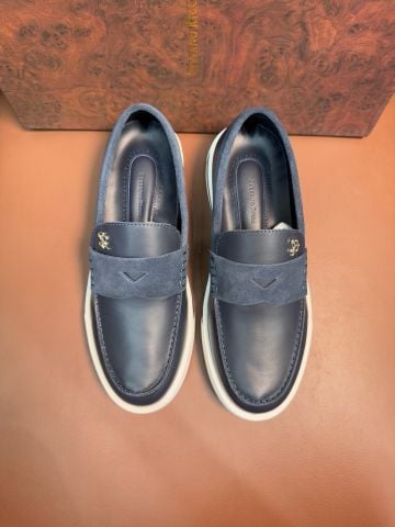 Giày slip-on nam Stefan* Ricc* da bò cao cấp