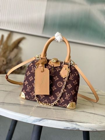 TÚI XÁCH NỮ L V ALMA TRUNK BB MONOGRAM ORIGINE KHÓA TRUNK BIỂU TƯỢNG & XÍCH KIM LOẠI SANG TRỌNG