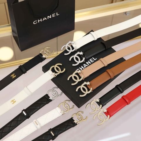 THẮT LƯNG NỮ CN KHÓA CC ĐÍNH SAO BẢN 3.0CM DÁNG THANH MẢNH RẤT SANG