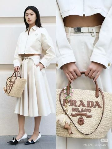 Set váy xếp ly + áo khoác croptop