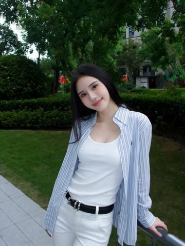 ÁO SƠ MI NỮ RL KẺ SỌC DỌC FORM THANH GỌN CỔ BUTTON-DOWN DỄ MẶC TÔN DÁNG