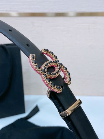 THẮT LƯNG NỮ CN KHÓA ĐÔI C ĐAN KIM LOẠI BẢN 2.0CM