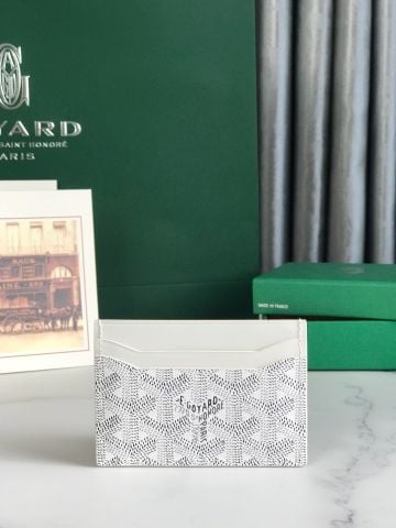 VÍ CARD UNISEX Goyard*  SAINT-SULPICE MÀU CAM – MỎNG NHẸ, SANG TRỌNG