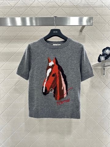 ÁO LEN NỮ H M HOẠ TIẾT ĐẦU NGỰA INTARSIA NỔI BẬT