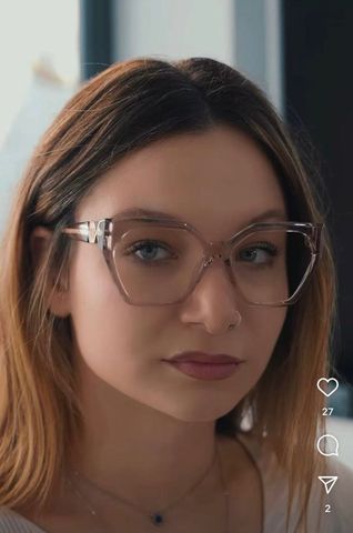 GỌNG KÍNH NAM NỮ PP* GỌNG VUÔNG ACETATE – CHI TIẾT ĐẦU LÂU KIM LOẠI