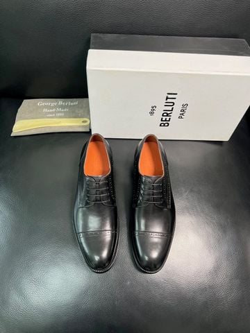 GIÀY TÂY NAM BER DÁNG OXFORD THANH LỊCH, DA BÒ Ý NHẬP KHẨU & LÓT DA NHUỘM NƯỚC ÊM CHÂN