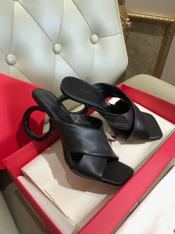 SANDAL CAO GÓT NỮ FRG GÓT ĐIÊU KHẮC VÒNG TRÒN ĐỘC BẢN