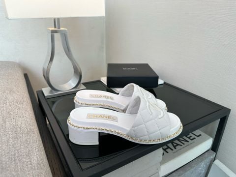 Dép nữ CHNEL* da cừu cao cấp Limited Edition