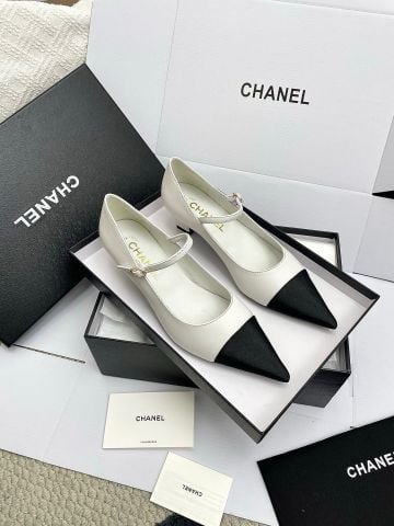 GIÀY BÚP BÊ NỮ CN MARY JANE MŨI NHỌN DA LỲ PHOM THANH MẢNH