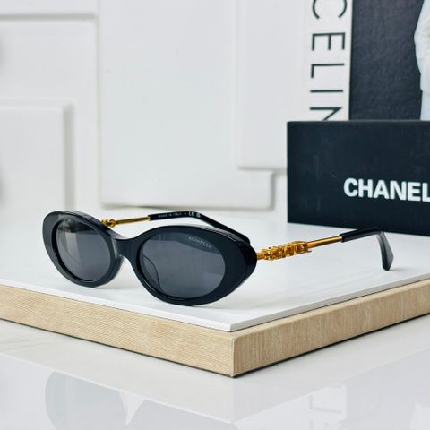 KÍNH MẮT NỮ CN DÁNG OVAL SLIM CÀNG KIM LOẠI LOGO NỔI BẢN KHỐI SANG TRỌNG